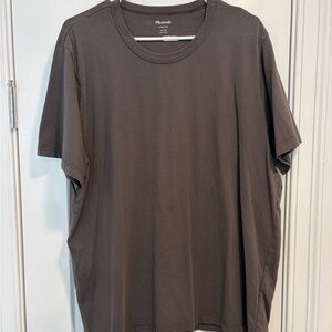 Madewell Men's Short-Sleeve Crew Tee in Charcoal